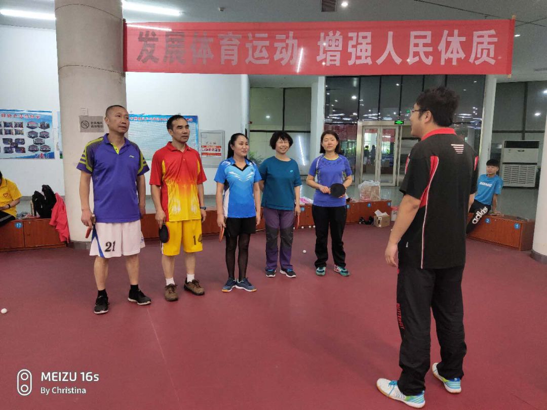 学会开展第一次集中乒乓球特训练习赛